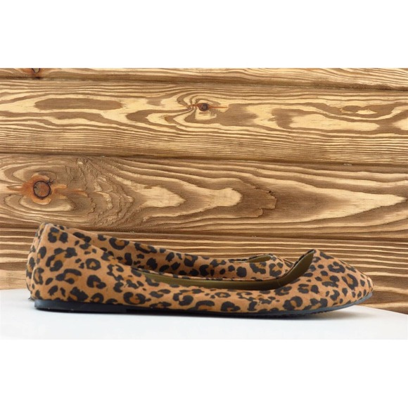 Time & Tru Women Sz 6.5 W‎ Brown Flat Fabric Shoes - Picture 4 of 8